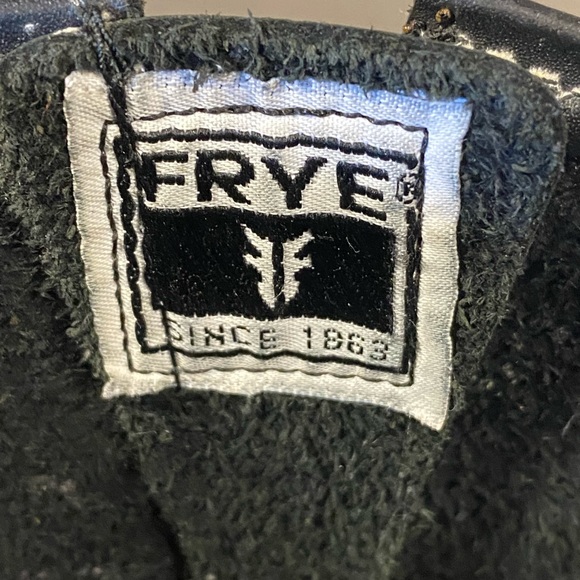 Frye Engineer Boots women’s black leather size 8 1/2 M. - Picture 2 of 11